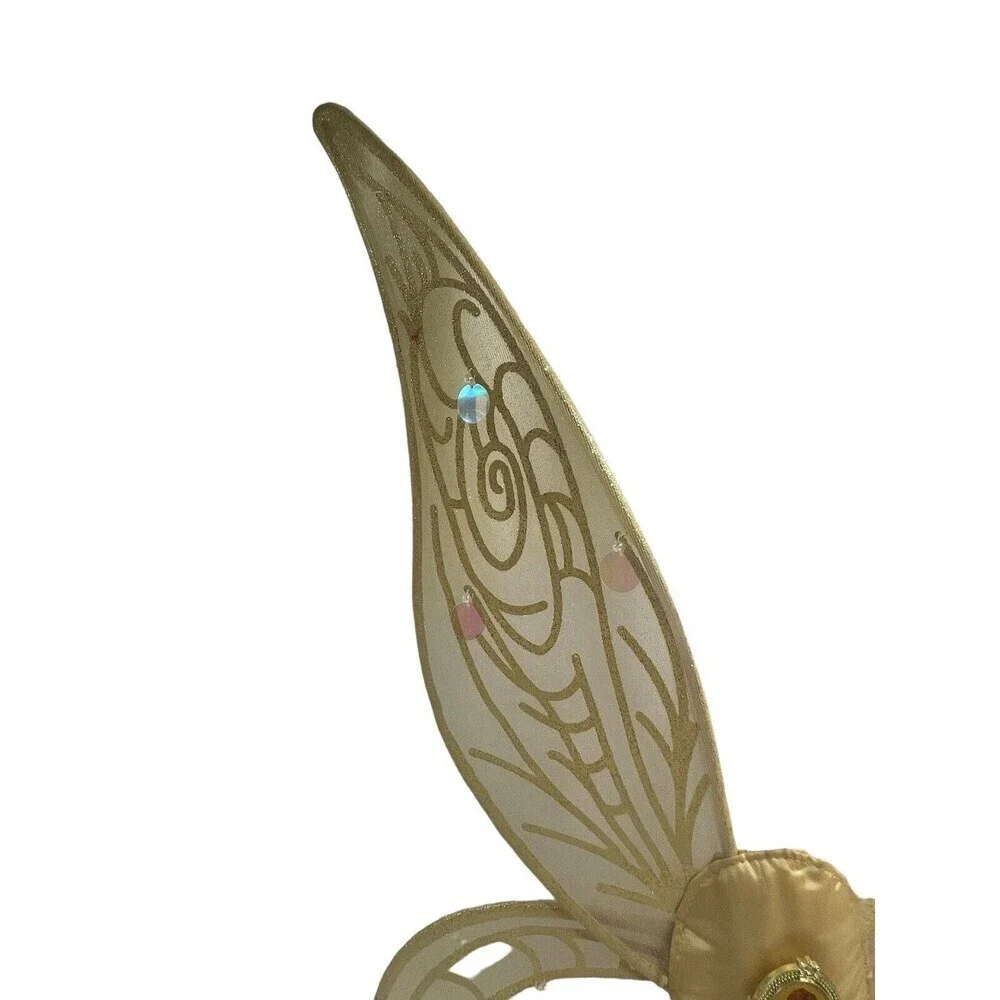 Disney Store Zarina The Pirate Fairy Golden Costume Wings Child Size OSFM